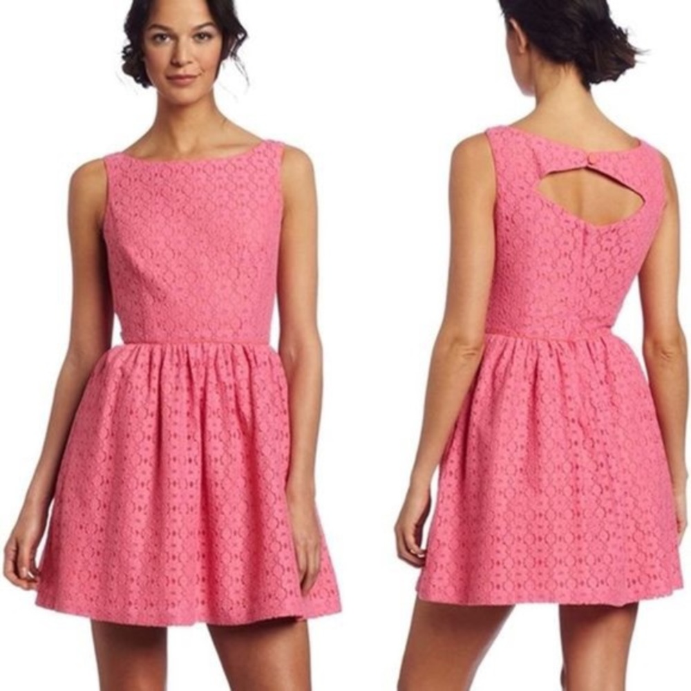NWOT Lilly Pulitzer Aleesa Pink Lace Dress
